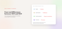 AEO vs SEO: what the data actually shows is different